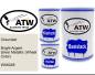 Preview: Chevrolet, Bright Argent Silver Metallic (Wheel Color), WA6248: 500ml Lackdose + 500ml Klarlack + 250ml Härter - Set, von ATW Autoteile West.